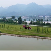 YIVTOL S ZERO EVTOL Parachute en fibre de carbone avec airbag, aéronef monoplace piloté, positionnement GPS, transmission d'images sur 35 km, caméra 4K