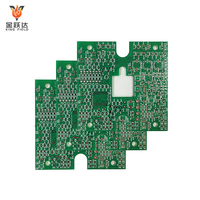 Carte de circuit imprimé 4 couches ENIG couleur soudure noire, norme IPC-3, fabrication de cartes de circuit imprimé ENIG, usine de fabrication de cartes de circuit imprimé