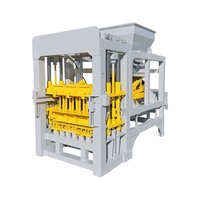 Machine de fabrication de blocs hydrauliques à moteur diesel avec PLC, pour briques creuses en béton, pompe, boîte de vitesses et roulement d'engrenage