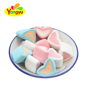 Bonbons moelleux en forme de cœur fourrés à la confiture, assortiment de couleurs premium, sac en vrac de 500g, vente en gros - Product Image 2