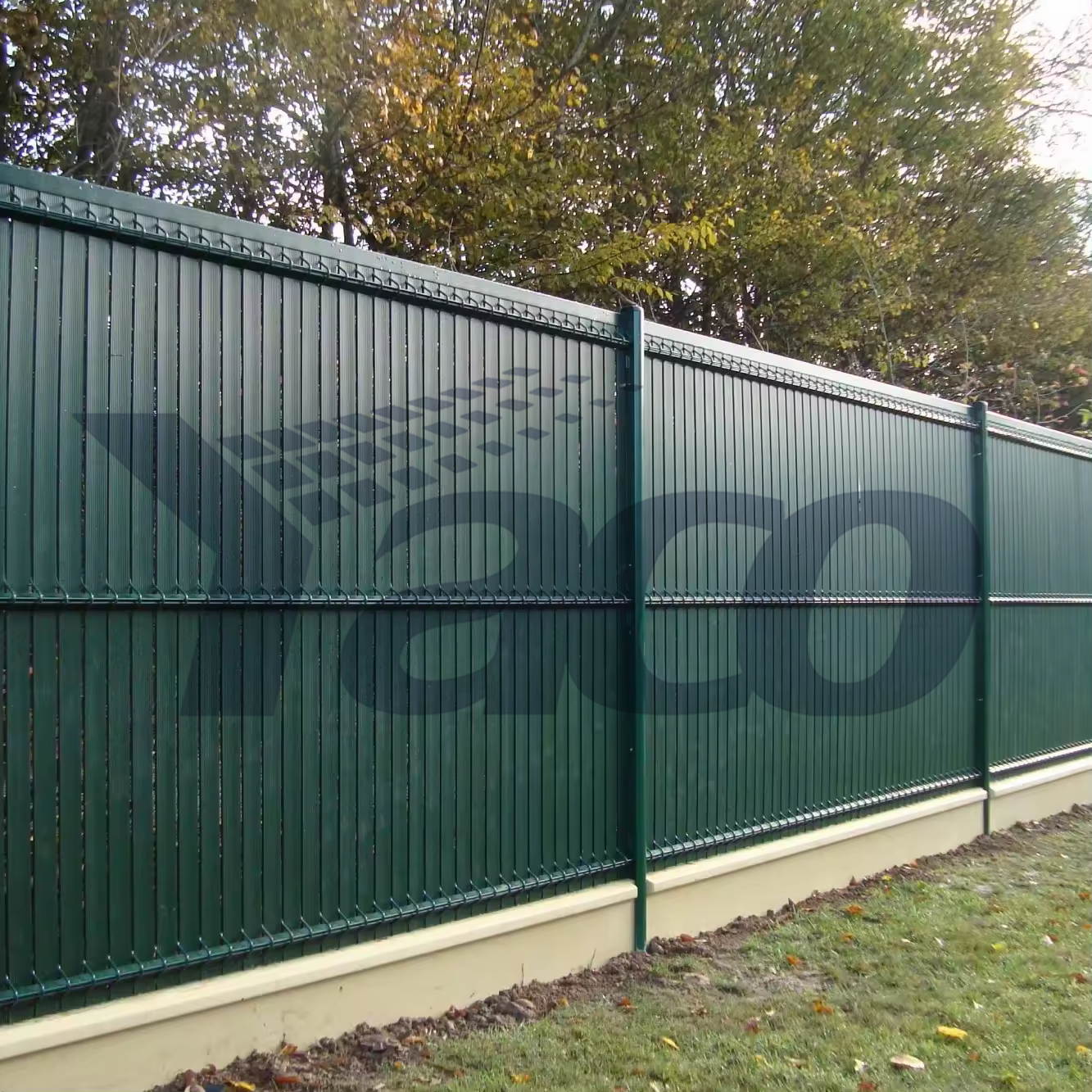 Weather Resistant Plastic PVC Fence Slats Kit For Private House Factory