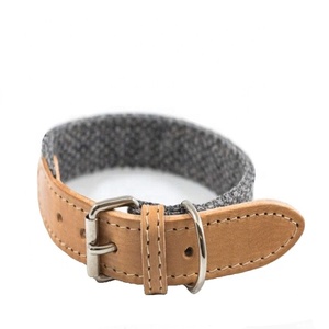 Jamadagnis grupo fabricante indio de cuero Collar de perro de cuero de la correa de perro - Product Image 1