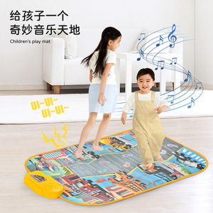 Alfombra <span class=keywords><strong>de</strong></span> <span class=keywords><strong>Juego</strong></span> y Baile con Actividades Deportivas, Alfombra <span class=keywords><strong>de</strong></span> Ejercicio con Música <span class=keywords><strong>de</strong></span> Tráfico, <span class=keywords><strong>Piano</strong></span> <span class=keywords><strong>de</strong></span> Pedales con Simulación <span class=keywords><strong>de</strong></span> Sonidos <span class=keywords><strong>de</strong></span> Automóviles, Alfombra <span class=keywords><strong>de</strong></span> <span class=keywords><strong>Juego</strong></span> para Niños - Product Image 3