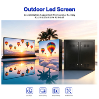 Écran LED fixe extérieur P5 haute luminosité 6000 cd, étanche IP66, affichage LED 4K, projet publicitaire mural pour bâtiments commerciaux