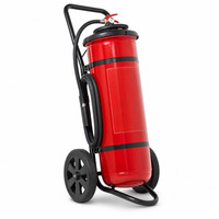 Extincteur à poudre sèche sur chariot 25kg 35kg 50kg 75kg 100kg à roues pour la sécurité incendie industrielle