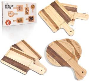 Planche à Découper et de Service en Bois de Bambou Naturel, Écologique, Mini, Rectangulaire et Ronde, Personnalisée en Usine pour Charcuterie et <span class=keywords><strong>Fromage</strong></span> - Product Image 2