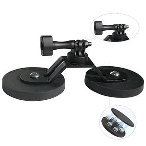 Support universel en alliage d'aluminium et silicone avec double ventouse puissante pour accessoires de microphone d'extension de caméra - Product Image 5