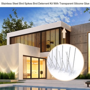 Chingyoo - Grille anti-oiseaux et pigeons en acier inoxydable massif, écologique, pour usage extérieur sur une surface de 100 à 150 m², plus de 480 heures d'efficacité - Product Image 4