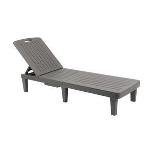 كرسي استرخاء بلاستيكي قابل للطي للاستخدام الخارجي - كرسي محمول للحديقة وحمام السباحة والشاطئ - Product Image 6