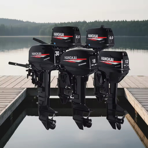 มอเตอร์เบนซิน 2 จังหวะ 15 แรงม้า 246 ซีซี ระบายความร้อนด้วยน้ำ CDI สำหรับเรือยาง เรือคายัค เรือยอชท์ จากโรงงานโดยตรง - Product Image 1