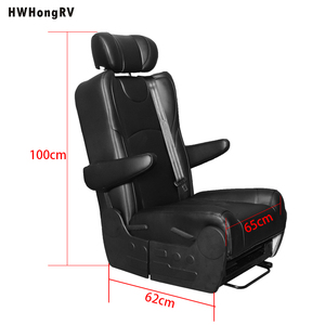 Sedili letto per camper a tre strati in metallo e schiuma stile Rock & Roll con doppio bracciolo e supporti per <span class=keywords><strong>seggiolino</strong></span> auto <span class=keywords><strong>ISOfix</strong></span> - Product Image 4