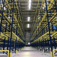 Entrepôt en métal de Heda étirant les supports résistants de palette de systèmes de rayonnage industriel pour l'entrepôt
