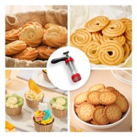 Noël Biscuit Maker Machine Set Press Cookies Moule Pistolet Diy Pâtisserie Extrudeuse Tuyauterie Cookie Press Kit