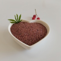 Sable de grenat rouge LM 10/20 Mesh pour le sablage et la découpe au jet d'eau, abrasif de sable de grenat pour le traitement de surface des navires en métal