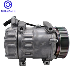 Compressore AC Sanden 7V16 per <span class=keywords><strong>Dacia</strong></span> <span class=keywords><strong>Duster</strong></span> 1.5 <span class=keywords><strong>DCi</strong></span> 8201018716 Pompa di Raffreddamento Aria Condizionata 12V PV7 Sostituzione Diretta - Product Image 2