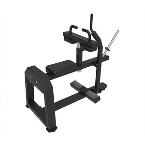 Máquina de levantamiento de pantorrillas sentado de tamaño compacto, con carga de placas, para gimnasios comerciales, estudios de fitness y clubes, venta al por mayor, fábrica OEM - Product Image 3