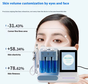 Appareil de peeling 7 en 1, jet d'eau et d'oxygène, mésothérapie, dermabrasion, petites bulles, soin de la peau, <span class=keywords><strong>aqua</strong></span> peel pour le visage, haute fréquence - Product Image 6