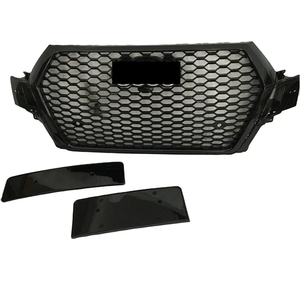 Pour <span class=keywords><strong>Audi</strong></span> Q7 RSQ7 Tuning automobile Grille de calandre avant Style <span class=keywords><strong>RS</strong></span> Grille de calandre ABS Plastique 2016-2019 Direct usine - Product Image 2