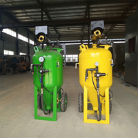 Machine de sablage humide portable Jichuan, certifiée CE, contrôlée par PLC, pour le nettoyage des surfaces métalliques, garantie 1 an, pour voitures