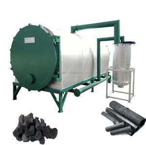Macchina per la produzione di carbone di legno forno a carbonizzazione orizzontale 800kg/ora <span class=keywords><strong>3</strong></span>.5kW - Product Image 3
