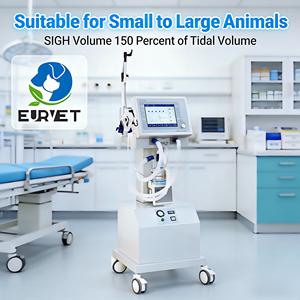 EURVET 수의학 장비 수의학 인공호흡기 시스템 ICU 기계식 호흡기(SIGH 모드 및 <span class=keywords><strong>PEEP</strong></span> 제어 기능 포함) - Product Image 1