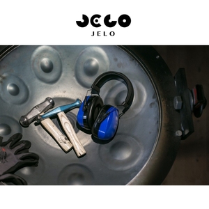JELO Mini Handpan Argenté Personnalisable de 18 Pouces, Tambour à Langues en Acier à 10 Notes pour Utilisation Instrumentale - Product Image 3