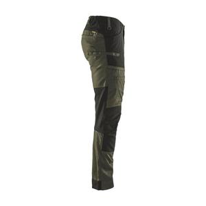 BLAKLADER - 145618454599C62 Pantalon de service avec stretch Vert olive foncé/Noir-PANTALON DE TRAVAIL EAN 7330509651025 - Product Image 5