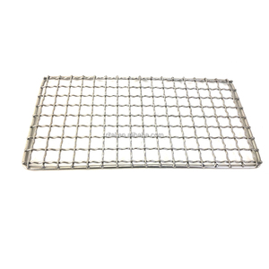 Tapis de gril en fil serti 304SS portable-<span class=keywords><strong>Mini</strong></span> grille de barbecue en maille hexagonale pour poisson, crevettes et légumes | Camping, pique-niques, talonnage - Product Image 3