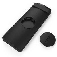 Télécommande universelle mini RCT004 à code fixe, portée 10m, 4 boutons en silicone avec commande vocale et BLE pour audio/ventilateur/lampe