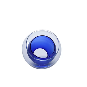 <span class=keywords><strong>Paralume</strong></span> Moderno in Vetro Borosilicato a Doppio Strato <span class=keywords><strong>Blu</strong></span> Personalizzato all'Ingrosso - Product Image 3