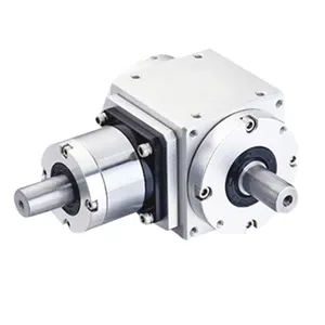 PT-2P double output shaft 90 degree bevel gear reducer 1:1 right angle gearbox