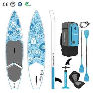 Hallosports 297 portable mini air inflatable stand up SUP board JS