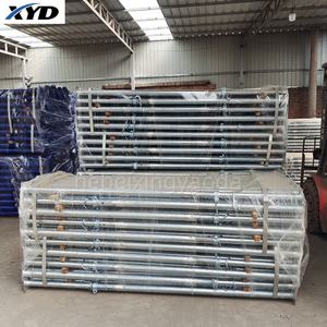 Оцинкованная стальная опора, прочная металлическая опора, регулируемая длина строительных лесов - Product Image 2