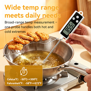 Thermomètre alimentaire numérique à lecture instantanée de type stylo avec sonde en acier inoxydable pour cuisine et barbecue <span class=keywords><strong>TP400</strong></span> - Product Image 3