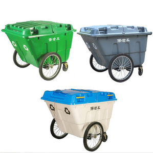 Prix d'usine Extérieur en plastique <span class=keywords><strong>400L</strong></span> Mobile Cart Recyclage <span class=keywords><strong>Compost</strong></span> Stockage des ordures Poubelles avec roues - Product Image 1