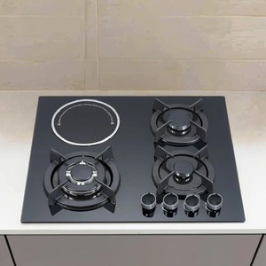 Estufa Empotrable de 4 Quemadores (1 Eléctrico y 3 de <span class=keywords><strong>Gas</strong></span>) de 24 Pulgadas, Multifuncional, Ahorro de Energía - Product Image 2