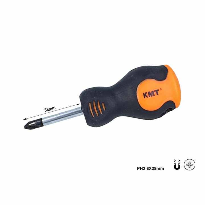 PH2 6X38mm Professional Cross Screwdriver Set Magnetic Tip Plastic Handle Electric Power Source for Repairs OEM Outlet Item Box