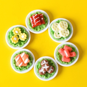 Venta al por mayor de cabujones de resina con parte trasera plana, simulando verduras y alimentos en miniatura para cocina, ideales para álbumes de recortes DIY y decoración de carcasas de teléfono - Product Image 6