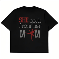 Transfert de strass personnalisé, motif de danse, design thermocollant pour T-shirts