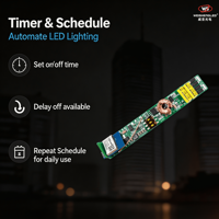 Driver LED CC WiFi & RF 10-42VDC 1CH(150-500)mA 1.5-21W CXR-21A(WT) (application Tuya)