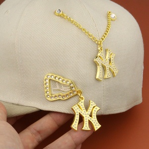 Custom Logo Wholesale Hat Decorations Metal Cap Clips Needles <b>Pins</b> Enamel <b>Badges</b> Hat Chains - Product Image 3