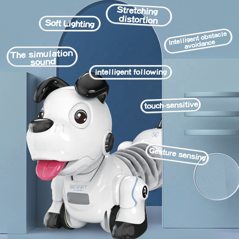 工事中犬アンダーコンストラクションドッグ インテリジェントRCおもちゃロボット犬タッチジェスチャ