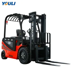 Cheap 1ton 3ton Fork Lift Small 2ton Forklift Forklift Electric Lifting 3meter Has Battery