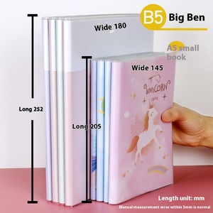 Thấp moq nhanh chóng vận chuyển B5 nhựa tay áo bìa cứng máy tính xách tay 100 sheets 200 trang nhỏ tươi thiết kế đơn giản cho các trường Cao Đẳng - Product Image 4