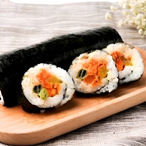 Rouleau de <span class=keywords><strong>sushi</strong></span> surgelé gourmet prêt à manger, sain, délicieux, <span class=keywords><strong>sushi</strong></span> japonais épicé, ensemble de saveurs classiques, préparation rapide des repas pour adultes - Product Image 1