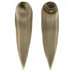 High Quality <strong>100</strong>% Raw Vietnamese Human Hair Silk Base Full Lace Women's Toupee with Clip - Product Image 3