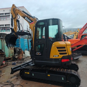 Mini-excavatrice SANY SY55U d'occasion (95% neuve), 5,5 tonnes, originale avec certifications EPA CE, pour usage agricole et domestique, modèle SANY 55 à vendre - Product Image 2