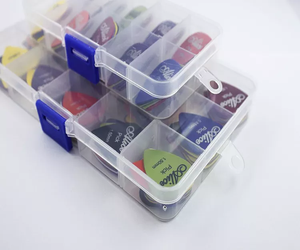 ปิ๊กกีตาร์ไฟฟ้าอลิซ100ชิ้น/กล่องปิ๊กกีตาร์อะคูสติกสีสันสดใส - Product Image 2