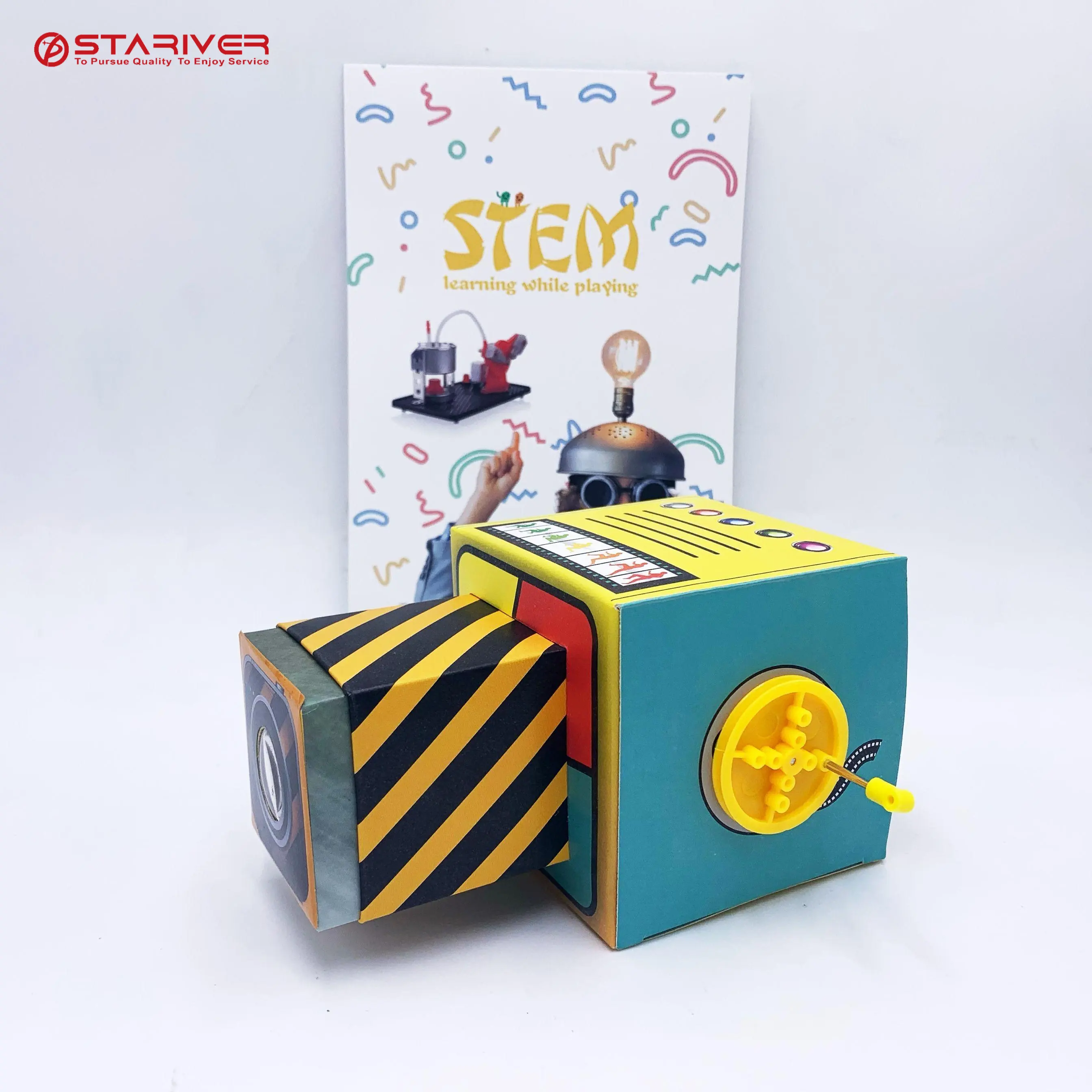 Stem activity kits proiettore per studenti e bambini progetto di fisica stem toys educational