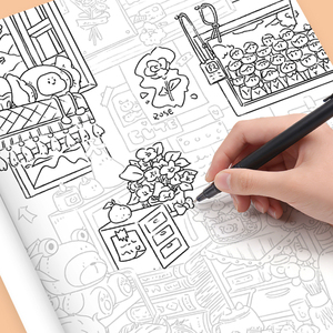 Libro <span class=keywords><strong>da</strong></span> Colorare con Piccoli <span class=keywords><strong>Disegni</strong></span> e Schizzi, Libro di <span class=keywords><strong>Disegni</strong></span> a Linee Sottili, Libro Antistress <span class=keywords><strong>per</strong></span> <span class=keywords><strong>Adulti</strong></span> - Product Image 2